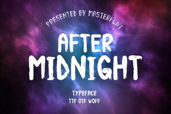 After Midnight Font for Bold Branding and Visual Impact