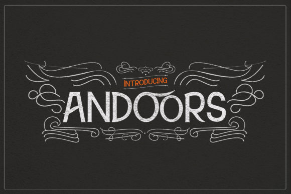 Andoors: A Vintage-Inspired Display Font for Web Design