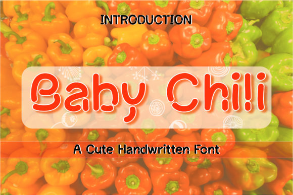 Baby Chili Font for Eye-Catching Digital Designs