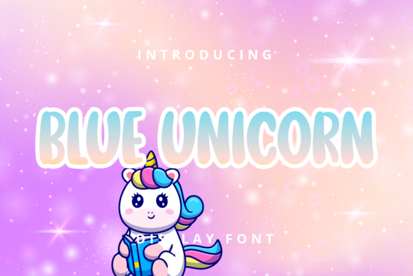 Blue Unicorn: A Joyful Display Font for Handmade Creations