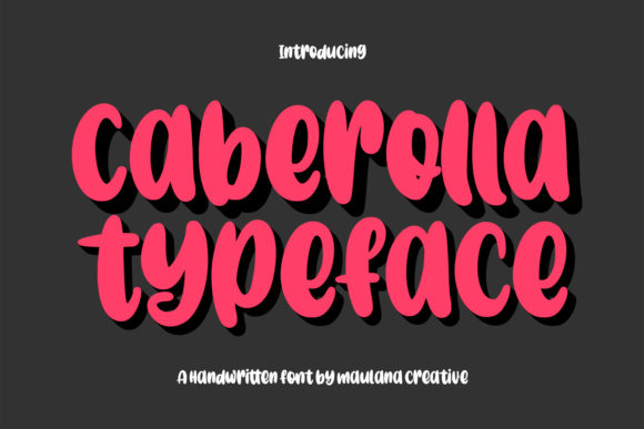 Caberolla: A Playful Font for Handmade Creations