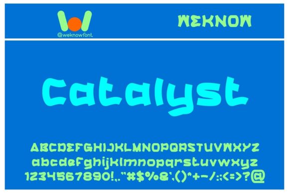 Catalyst Font for Editorial Design and Creative Projects