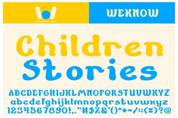 Children Stories Font Review for Design Projects