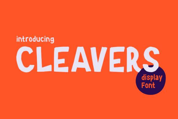 Cleavers Font for Eye-Catching Digital Designs