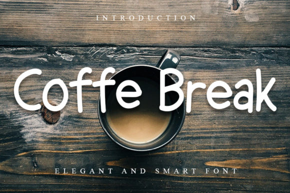 Coffe Break Font for Handmade Projects