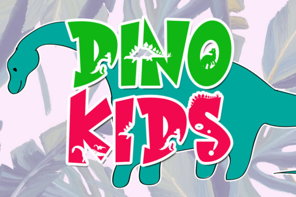Dino Kids Font for Editorial Design