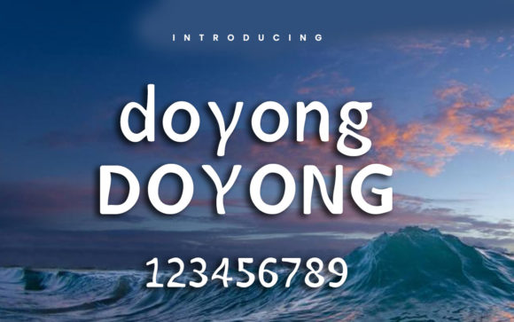 Doyong: A Stylish Display Font for Editorial Design