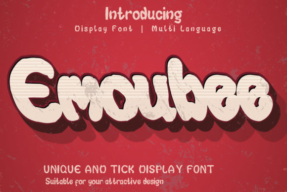 Emoubee Font for Bold Digital Branding