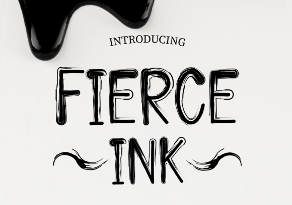 Fierce Ink: A Professional Display Font for Your Brand
