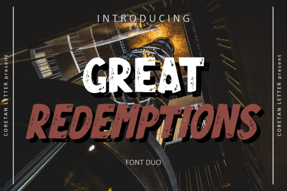 Great Redemptions: A Bold Display Font for Handmade Creations