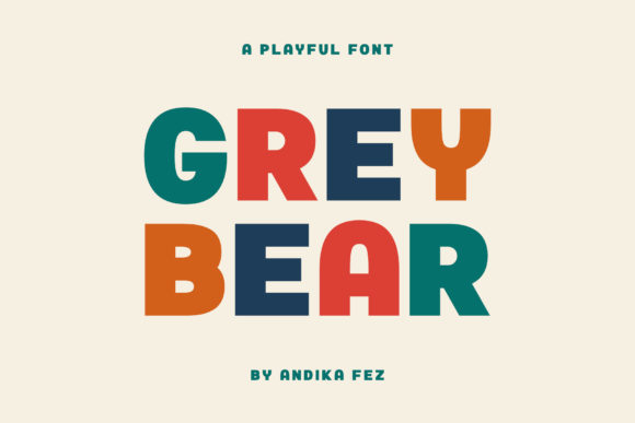 Grey Bear: A Display Font for Thoughtful Editorial Design