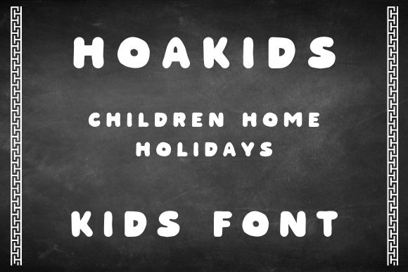 HOAKIDS: The Display Font That Elevates Your Campaigns