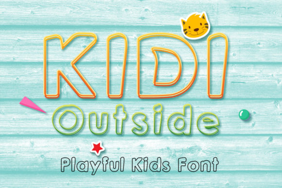 Kidi Outside: A Playful Font for Editorial Creativity