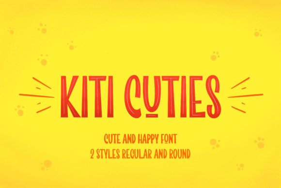 Kiti Cuties Font for Handmade Creations