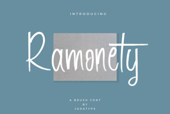 Ramonety: A Handwritten Font for Engaging Digital Content