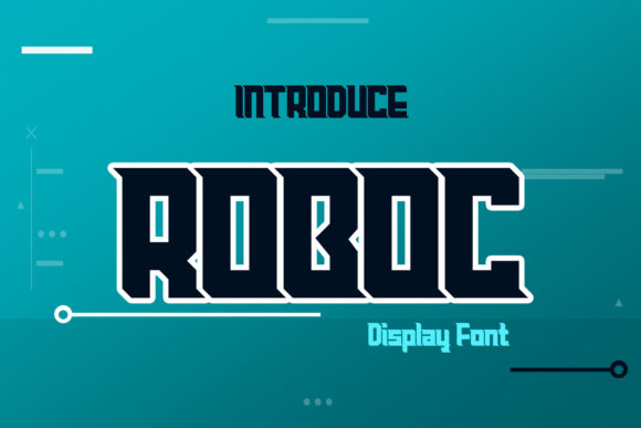 Roboc: A Bold Display Font for Editorial Design