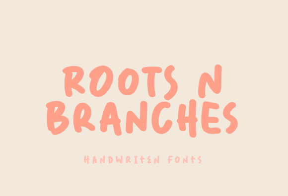 Roots N Branches: A Playful Font for Polished Branding
