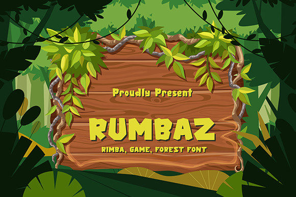 Rumbaz: A Playful Display Font for Editorial Design