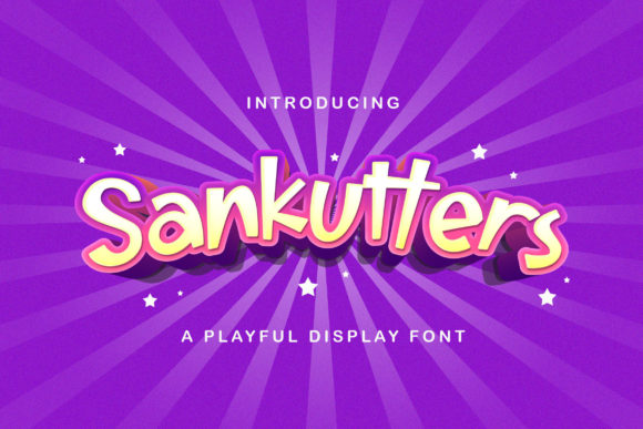 Sankutters: A Charming Display Font for Web Design