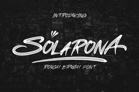 Solarona Font for Bold Handmade Creations