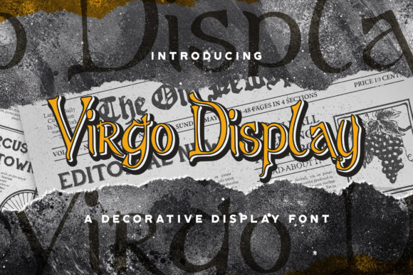 Virgo: A Playful Display Font for Web Design