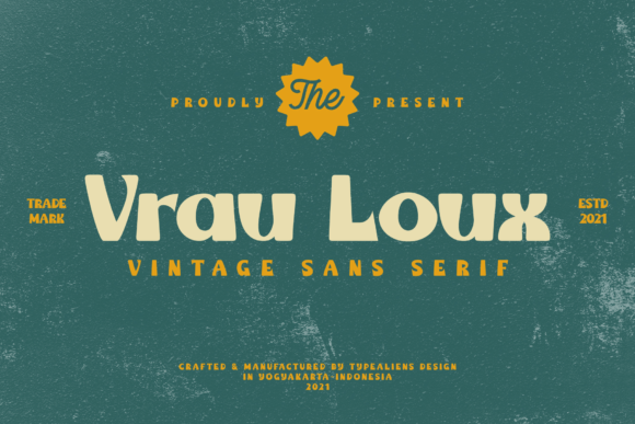 Vrau Loux Font for Branding That Feels Timeless