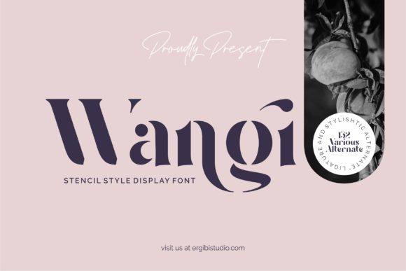 Wangi: A Modern Display Font for Bold Web Design