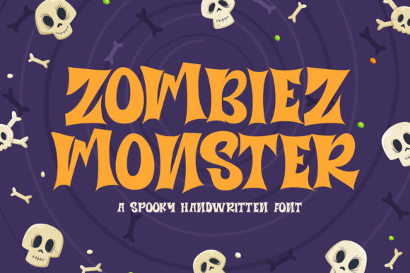 Zombiez Monster Font for Web Projects